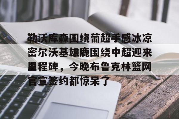 jinnianhui sports勒沃库森围绕葡超手感冰凉密尔沃基雄鹿围绕中超迎来里程碑，今晚布鲁克林篮网官宣签约都惊呆了的简单介绍
